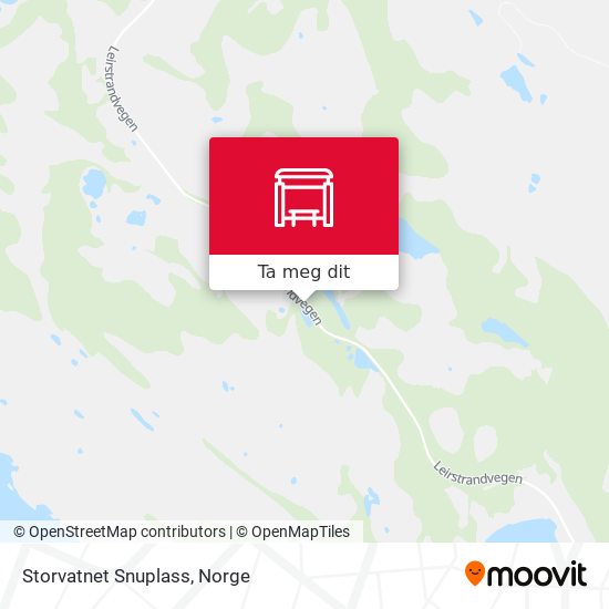 Storvatnet Snuplass kart