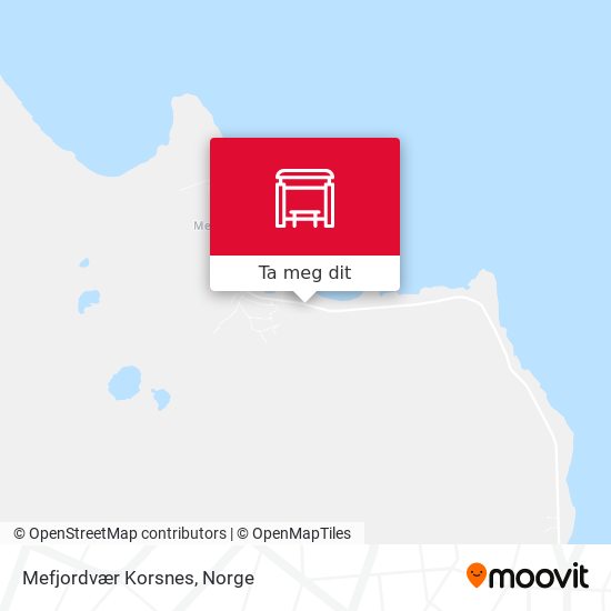 Mefjordvær Korsnes kart