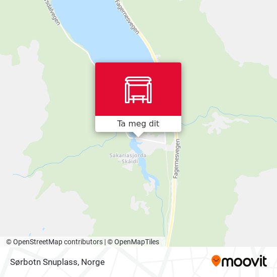 Sørbotn Snuplass kart