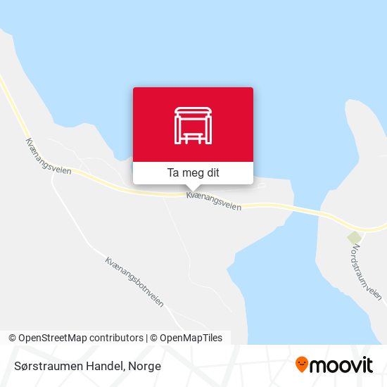 Sørstraumen Handel kart