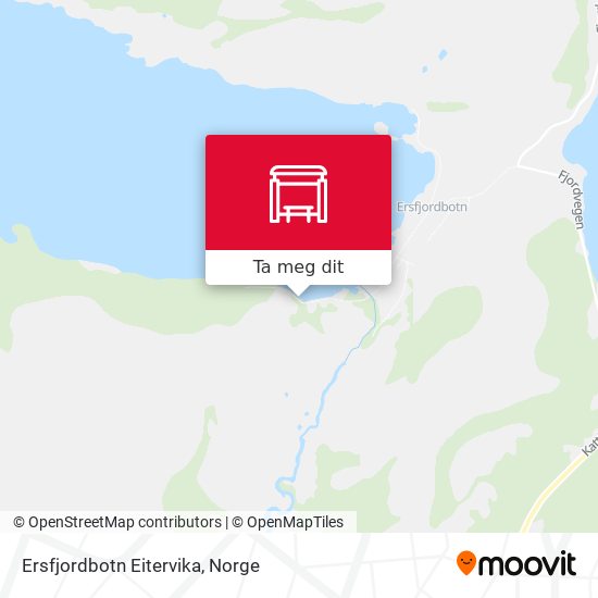 Ersfjordbotn Eitervika kart