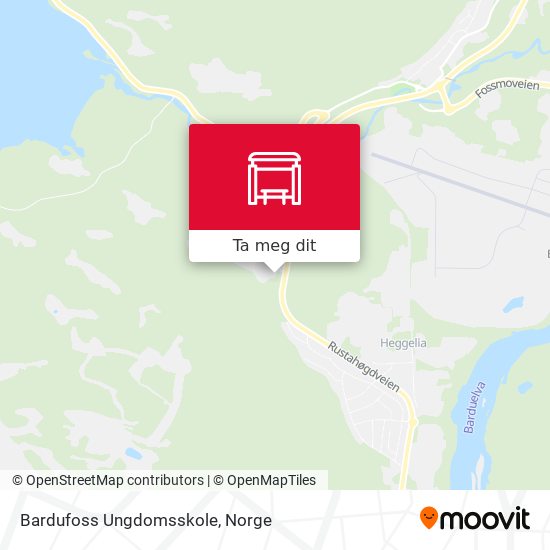 Bardufoss Ungdomsskole kart