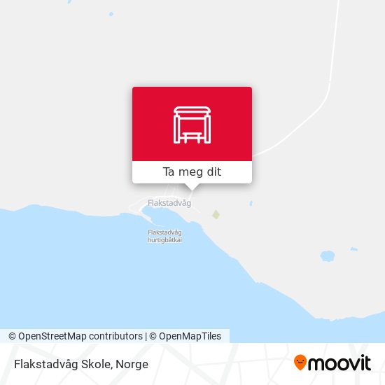 Flakstadvåg Skole kart