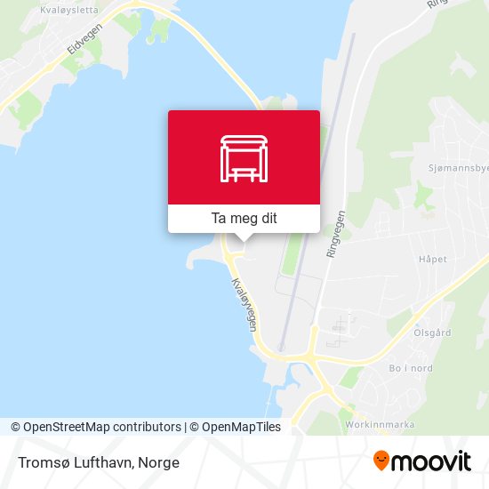 Tromsø Lufthavn kart