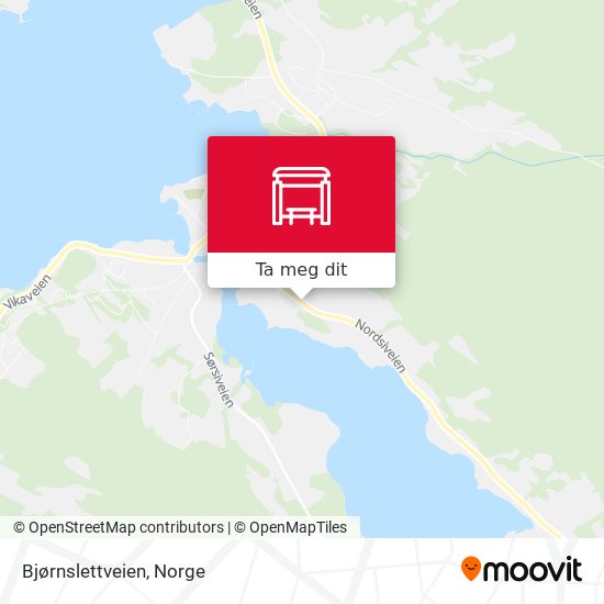 Bjørnslettveien kart