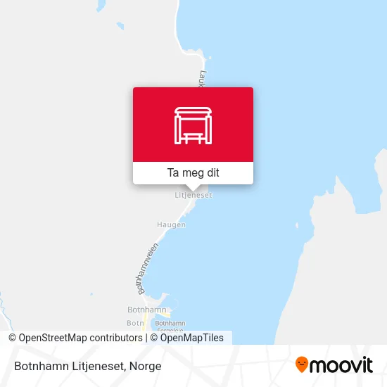 Botnhamn Litjeneset kart