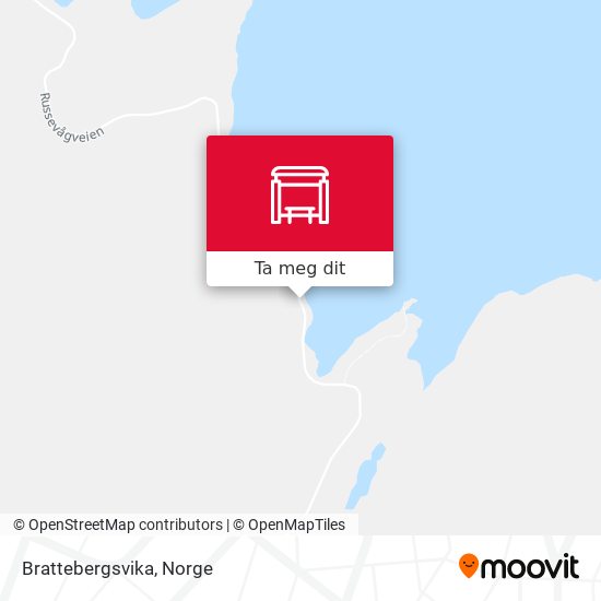 Brattebergsvika kart