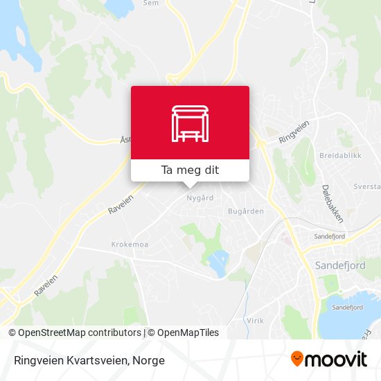 Ringveien Kvartsveien kart