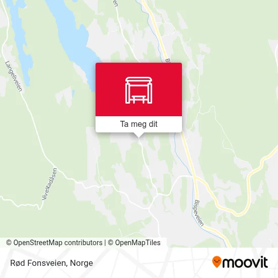Rød Fonsveien kart