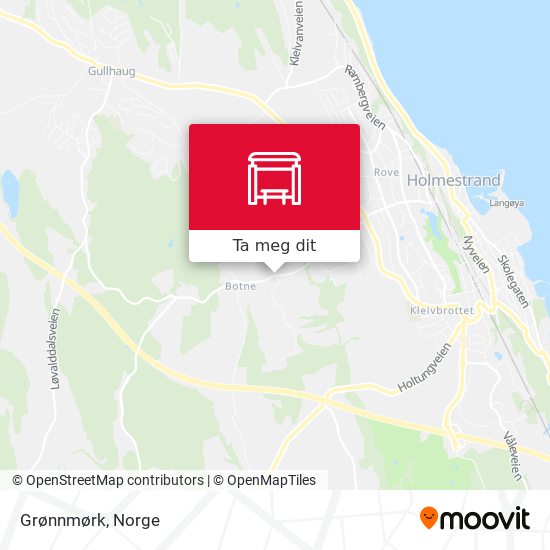Grønnmørk kart