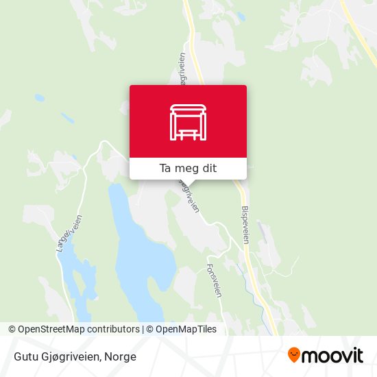 Gutu Gjøgriveien kart