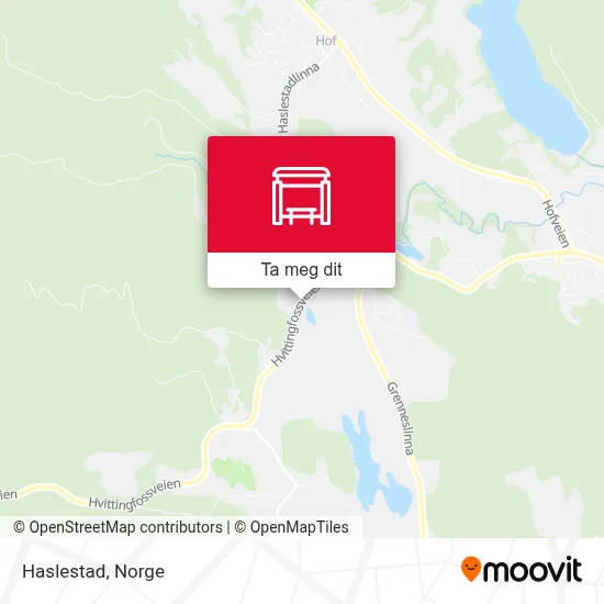 Haslestad kart