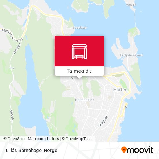 Lillås Barnehage kart