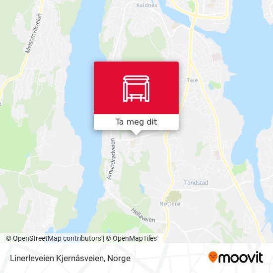 Linerleveien Kjernåsveien kart