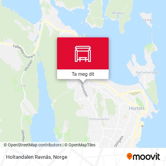 Holtandalen Ravnås kart