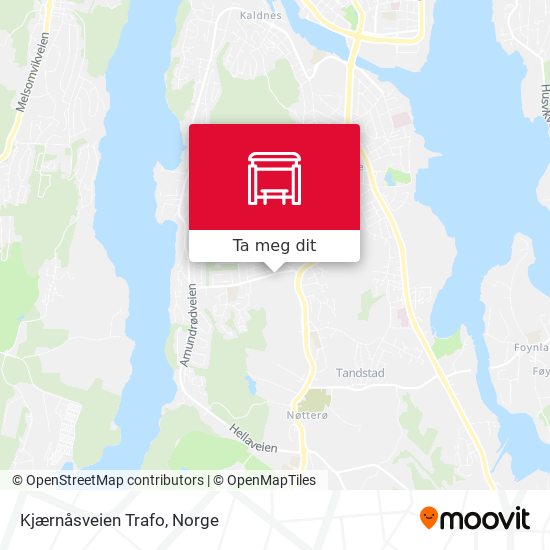 Kjærnåsveien Trafo kart