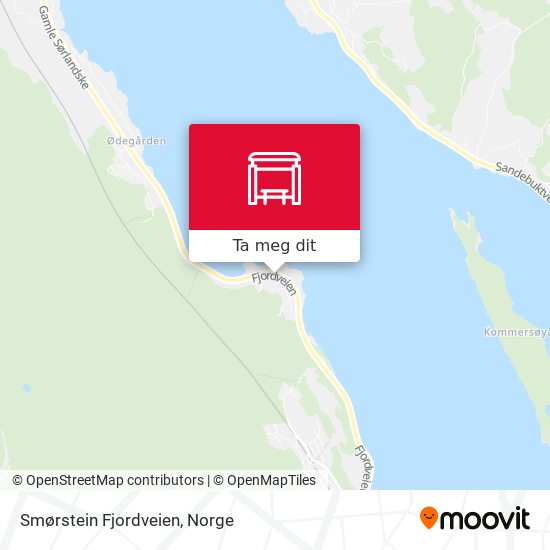 Smørstein Fjordveien kart