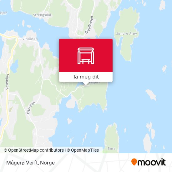 Mågerø Verft kart