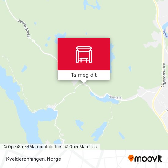 Kvelderønningen kart