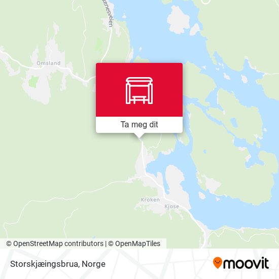 Storskjæingsbrua kart