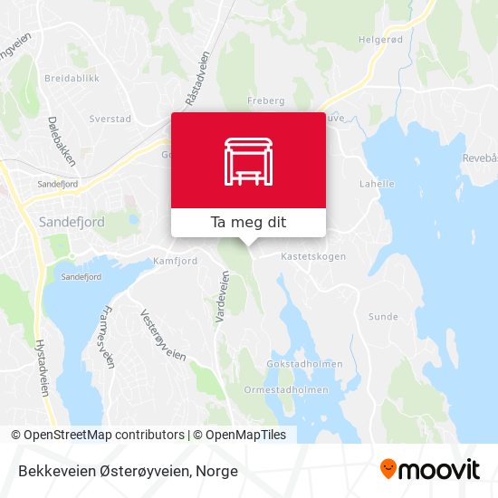 Bekkeveien Østerøyveien kart