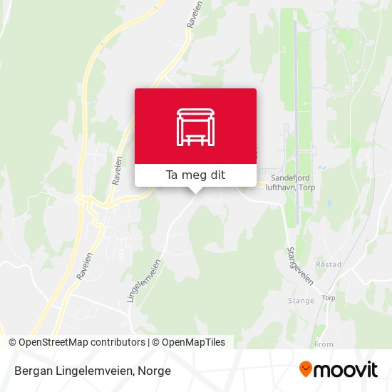 Bergan Lingelemveien kart