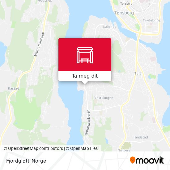 Fjordgløtt kart