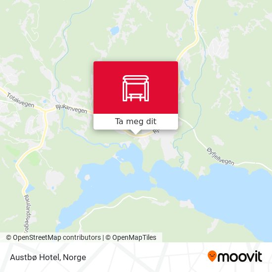 Austbø Hotel kart