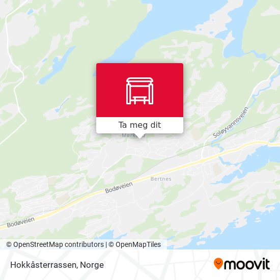 Hokkåsterrassen kart