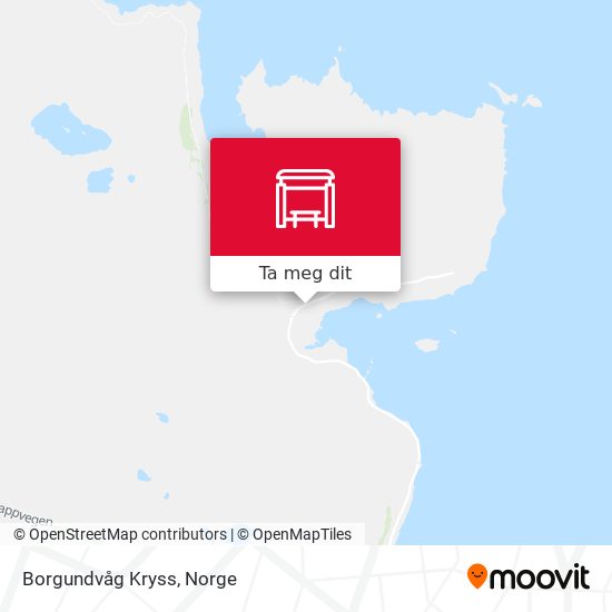 Borgundvåg Kryss kart