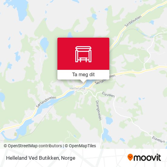 Helleland Ved Butikken kart