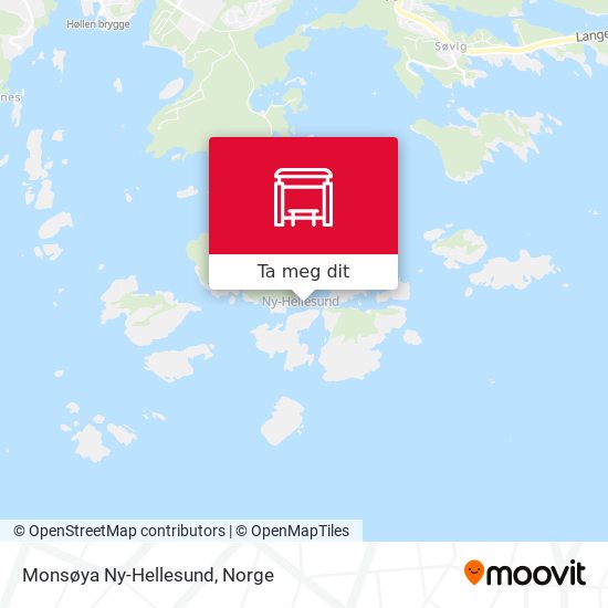 Monsøya Ny-Hellesund kart