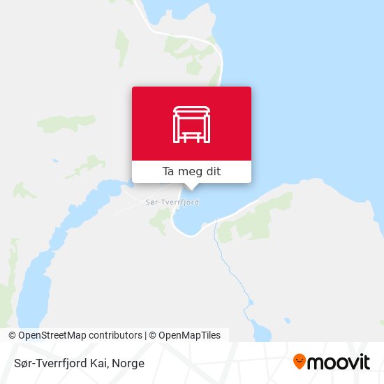 Sør-Tverrfjord Kai kart