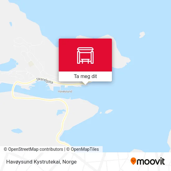 Havøysund Kystrutekai kart