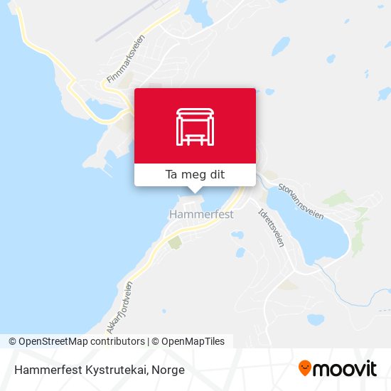Hammerfest Kystrutekai kart