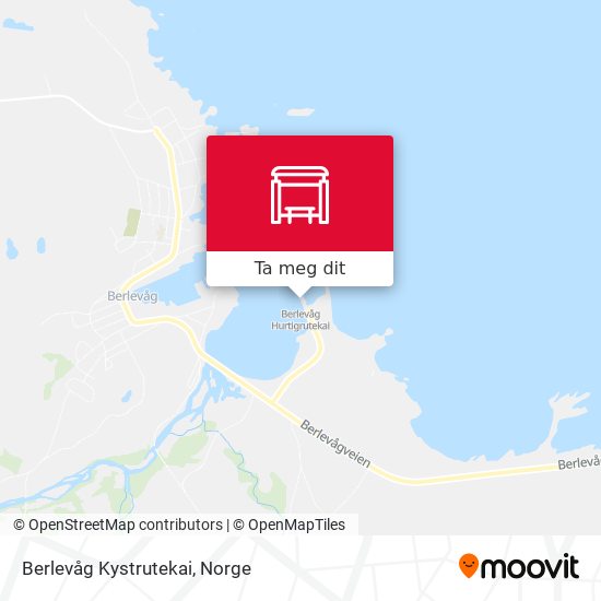 Berlevåg Kystrutekai kart
