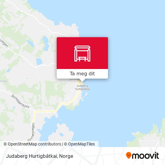 Judaberg Hurtigbåtkai kart