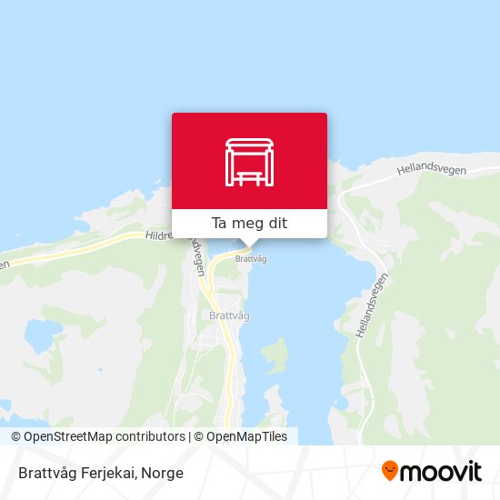 Brattvåg Ferjekai kart