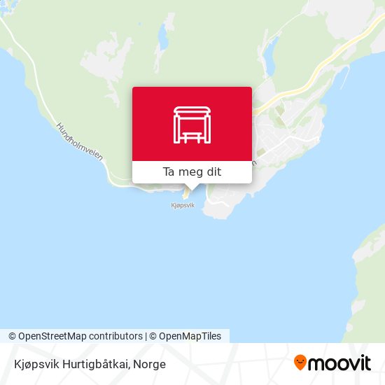 Kjøpsvik Hurtigbåtkai kart