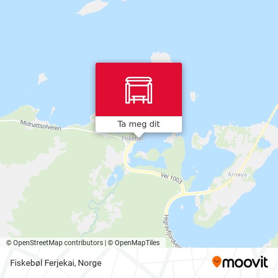 Fiskebøl Ferjekai kart
