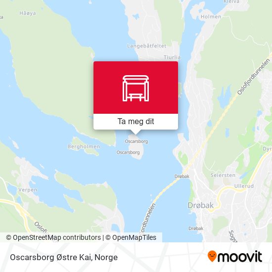 Oscarsborg Østre Kai kart