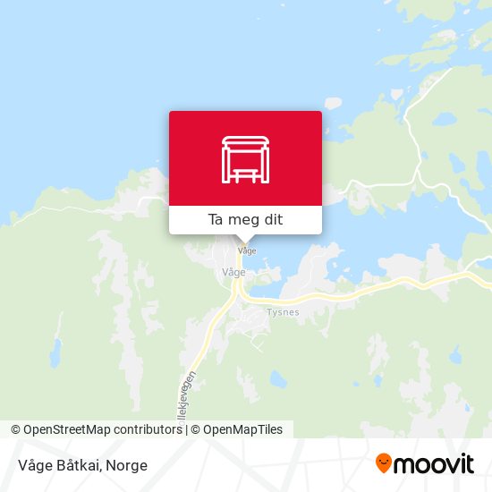 Våge Båtkai kart