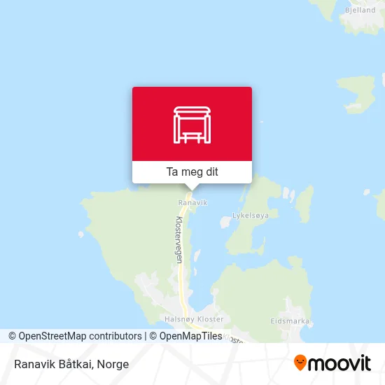 Ranavik Båtkai kart