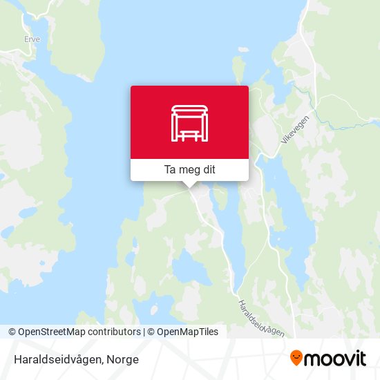Haraldseidvågen kart