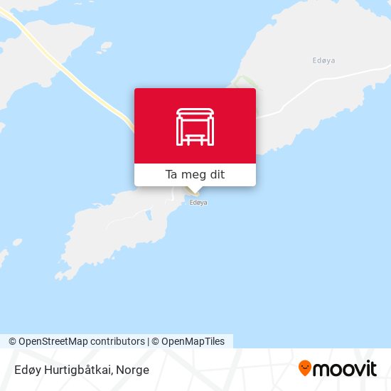 Edøy Hurtigbåtkai kart