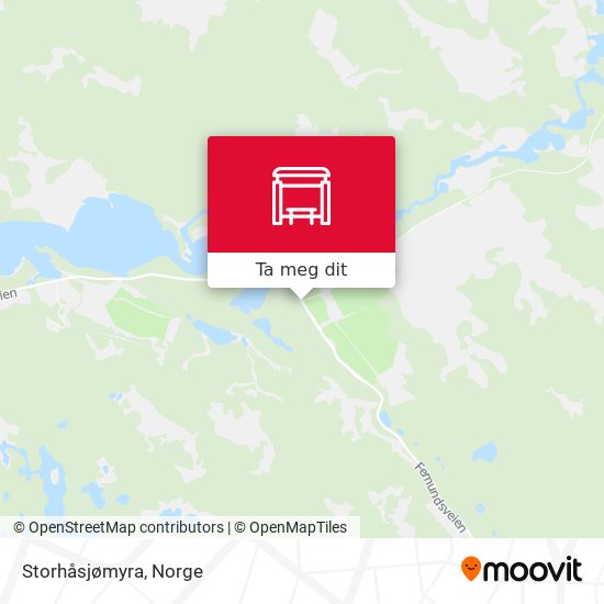 Storhåsjømyra kart