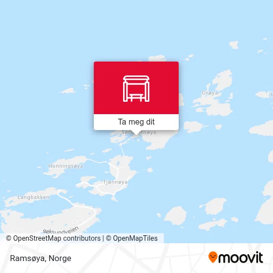 Ramsøya kart