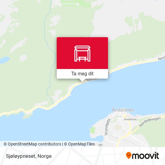 Sjøløypneset kart