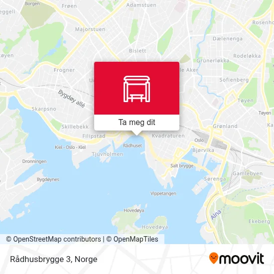 Rådhusbrygge 3 kart