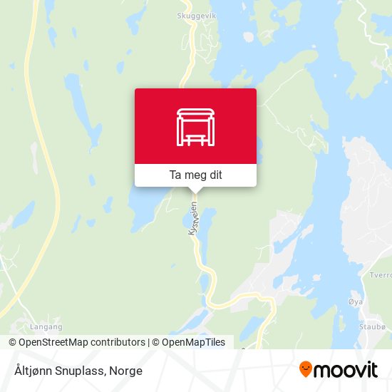 Åltjønn Snuplass kart